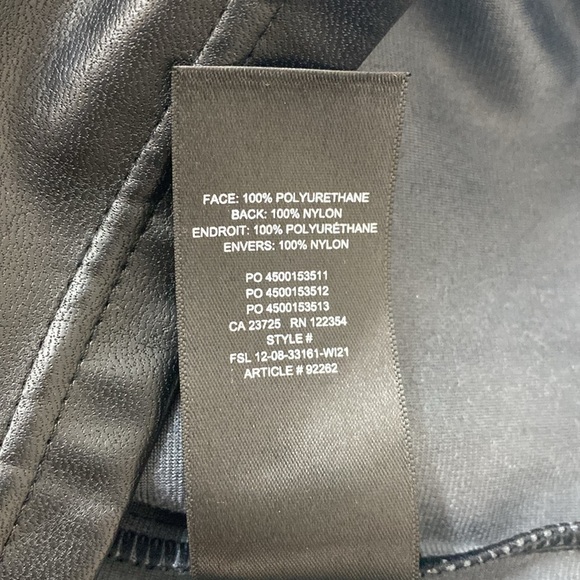 Ten by Babaton Cinema Dress Vegan Leather Size 4 - Picture 11 of 12